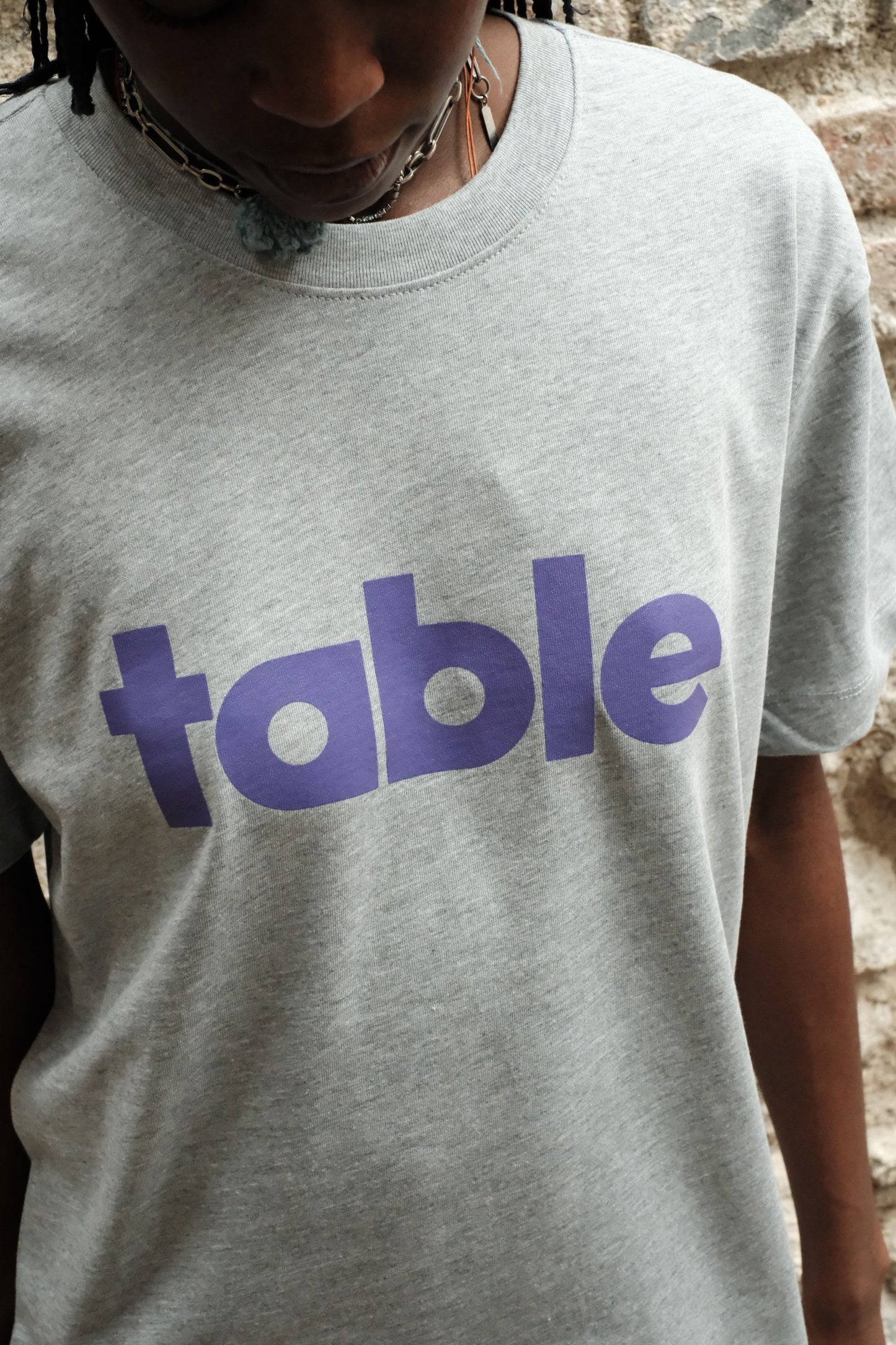 T-shirt Table Violet
